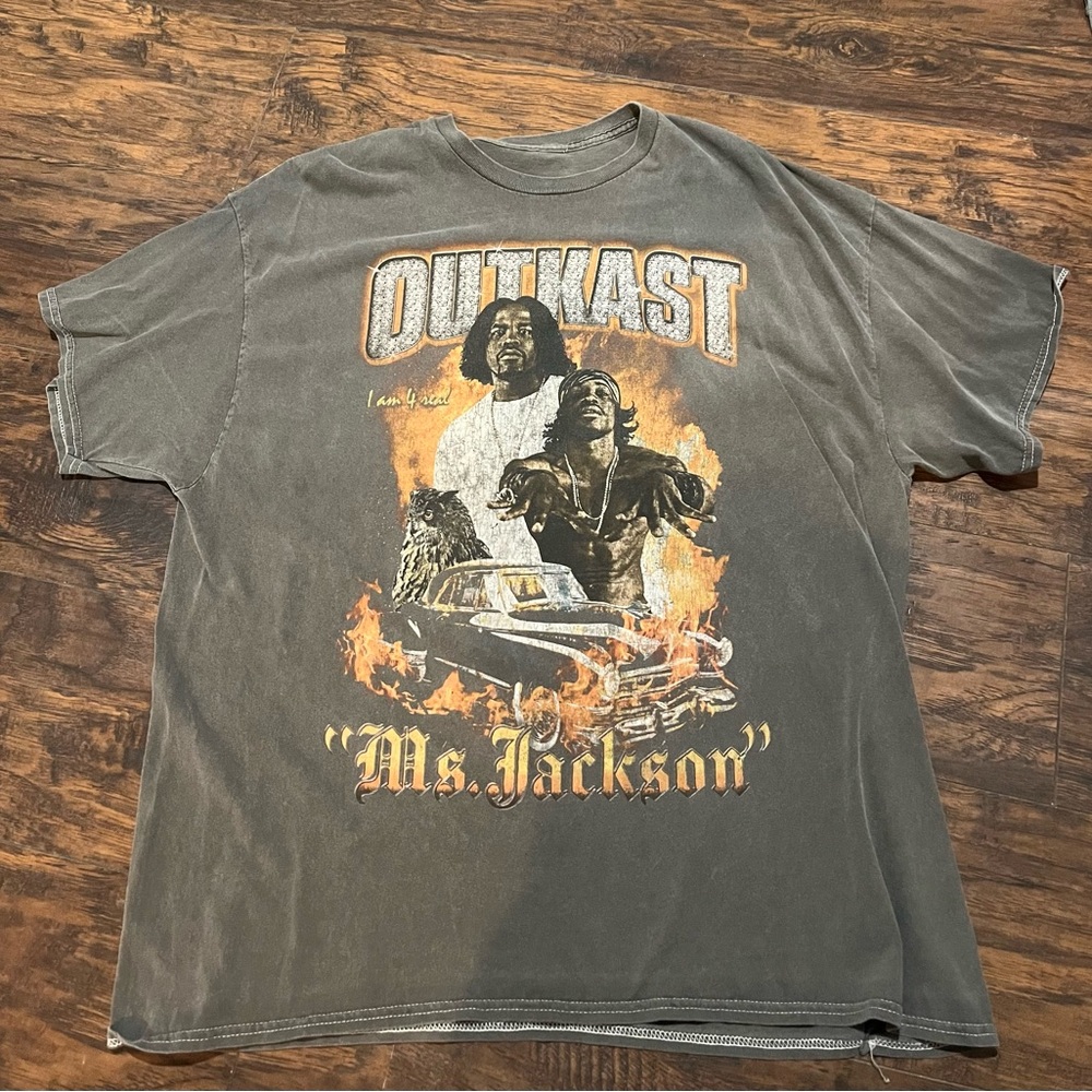Outkast Graphic Men's Gray T-Shirt